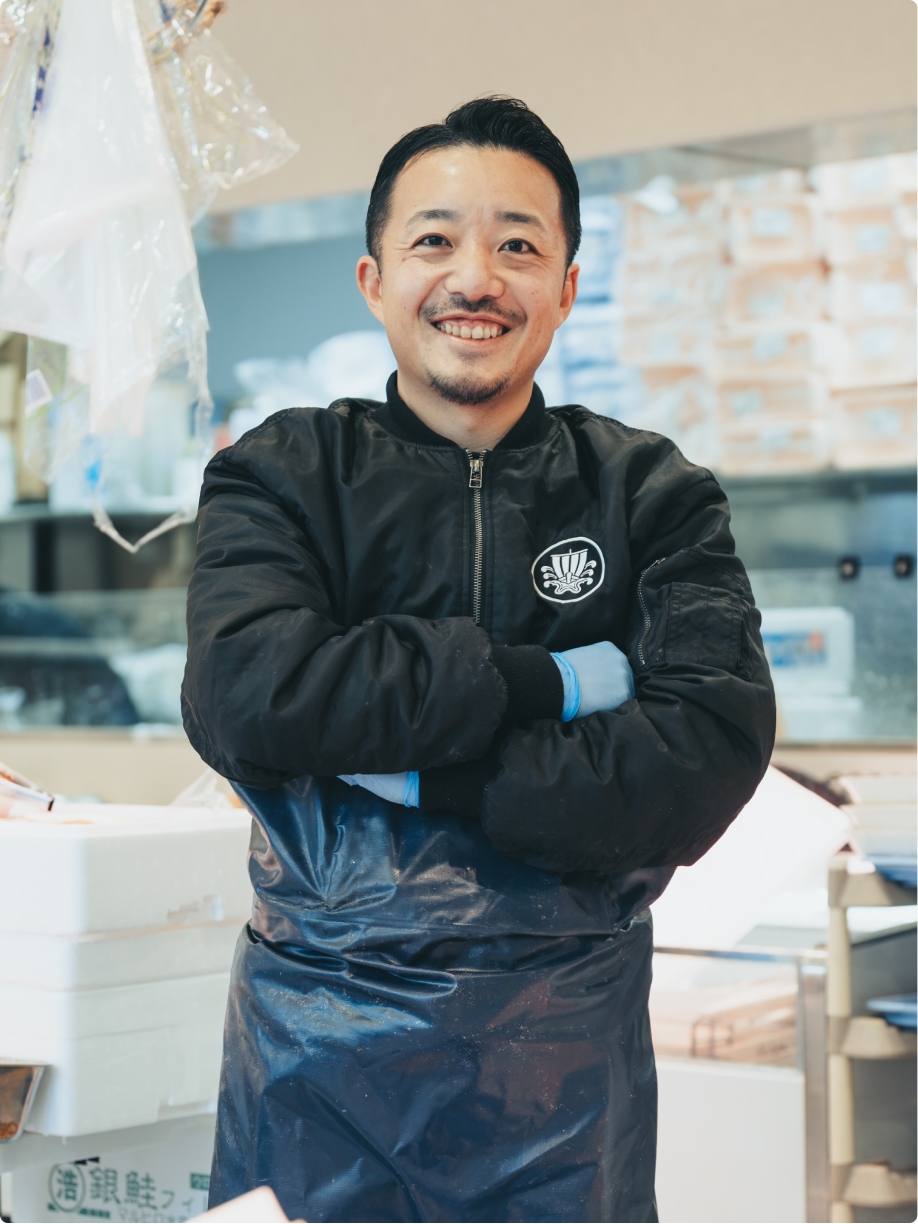 鮮魚・販売担当スタッフ
